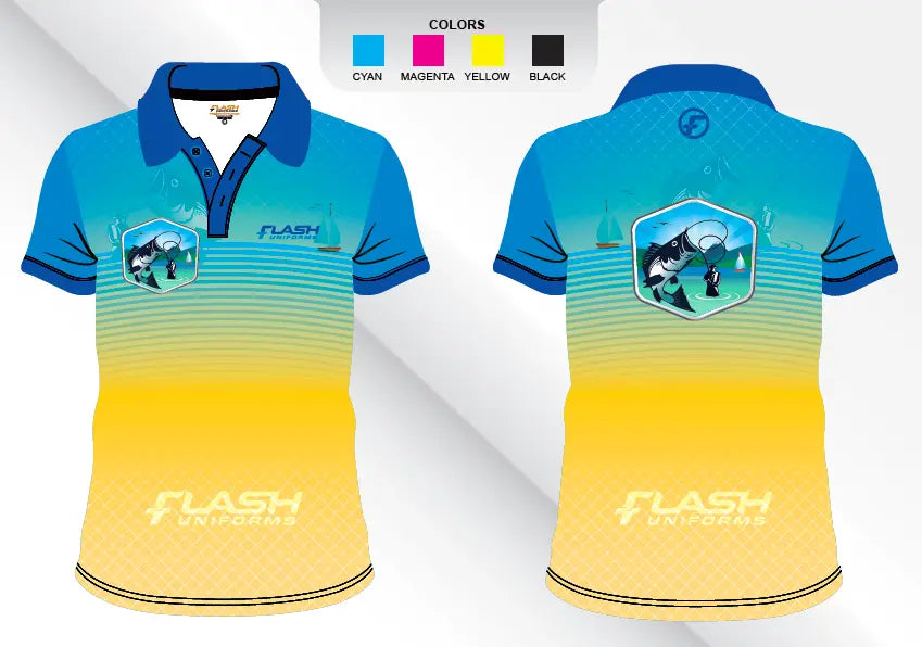 Custom Sublimated Fishing Polo Shirt SP32 Sublimation